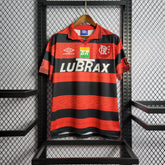 Camisa Flamengo Home 1995 - Umbro Retrô Masculina - Vermelha/Preta