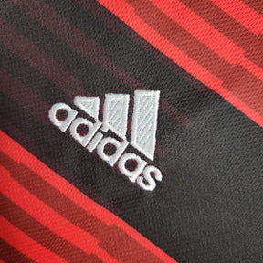 Camisa Flamengo Home 2018/19 - Adidas Retrô Masculina - Vermelha/Preta