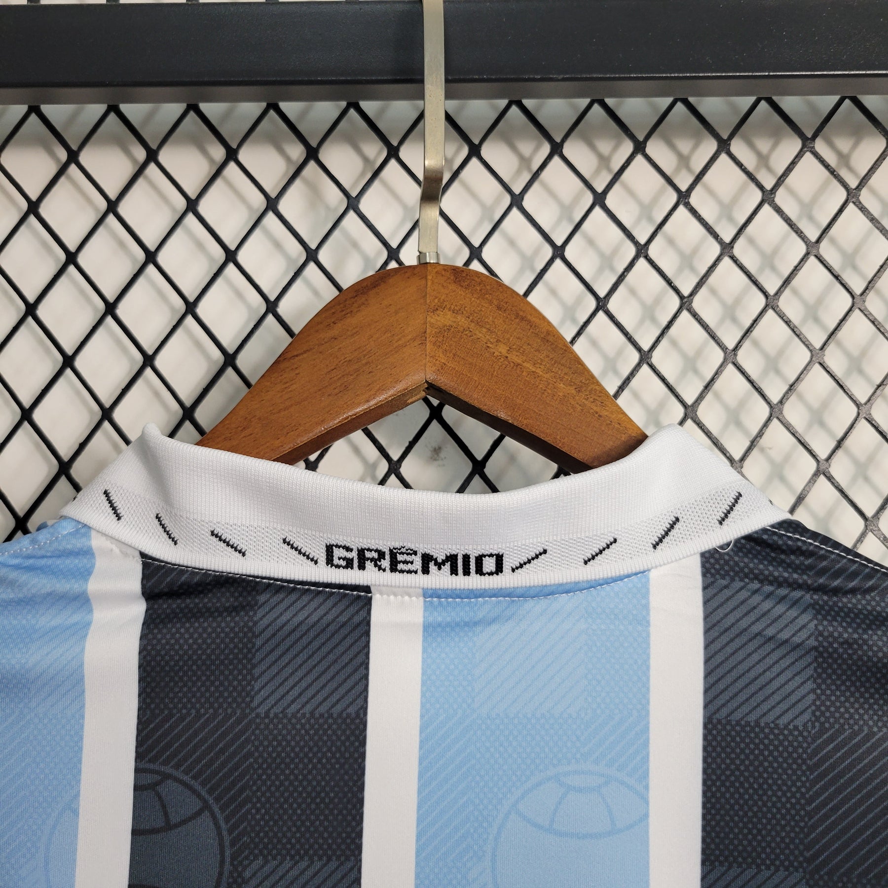 Camisa Grêmio Home 1997/98 - Penalty Retrô Masculina - Azul/Preta