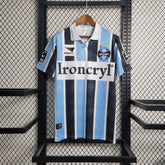 Camisa Grêmio Home 1997/98 - Penalty Retrô Masculina - Azul/Preta