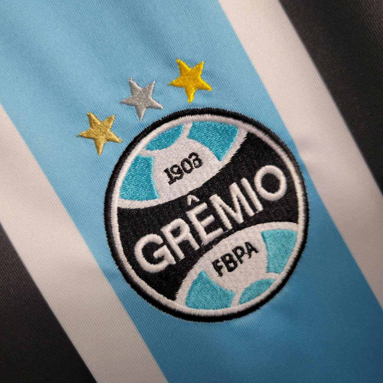 Camisa Grêmio Home 2000/01 - Kappa Retrô Masculina - Azul/Preta