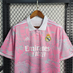 Camisa Real Madrid Edição Especial 2023/24 - Adidas Torcedor Masculina - Rosa/Branca