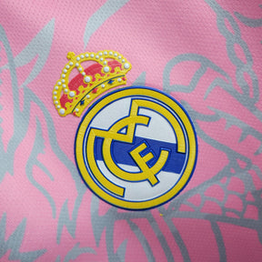 Camisa Real Madrid Edição Especial 2023/24 - Adidas Torcedor Masculina - Rosa/Branca