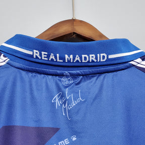 Camisa Real Madrid Away 1994/96 - Kelme Retrô Masculina - Azul/Branca