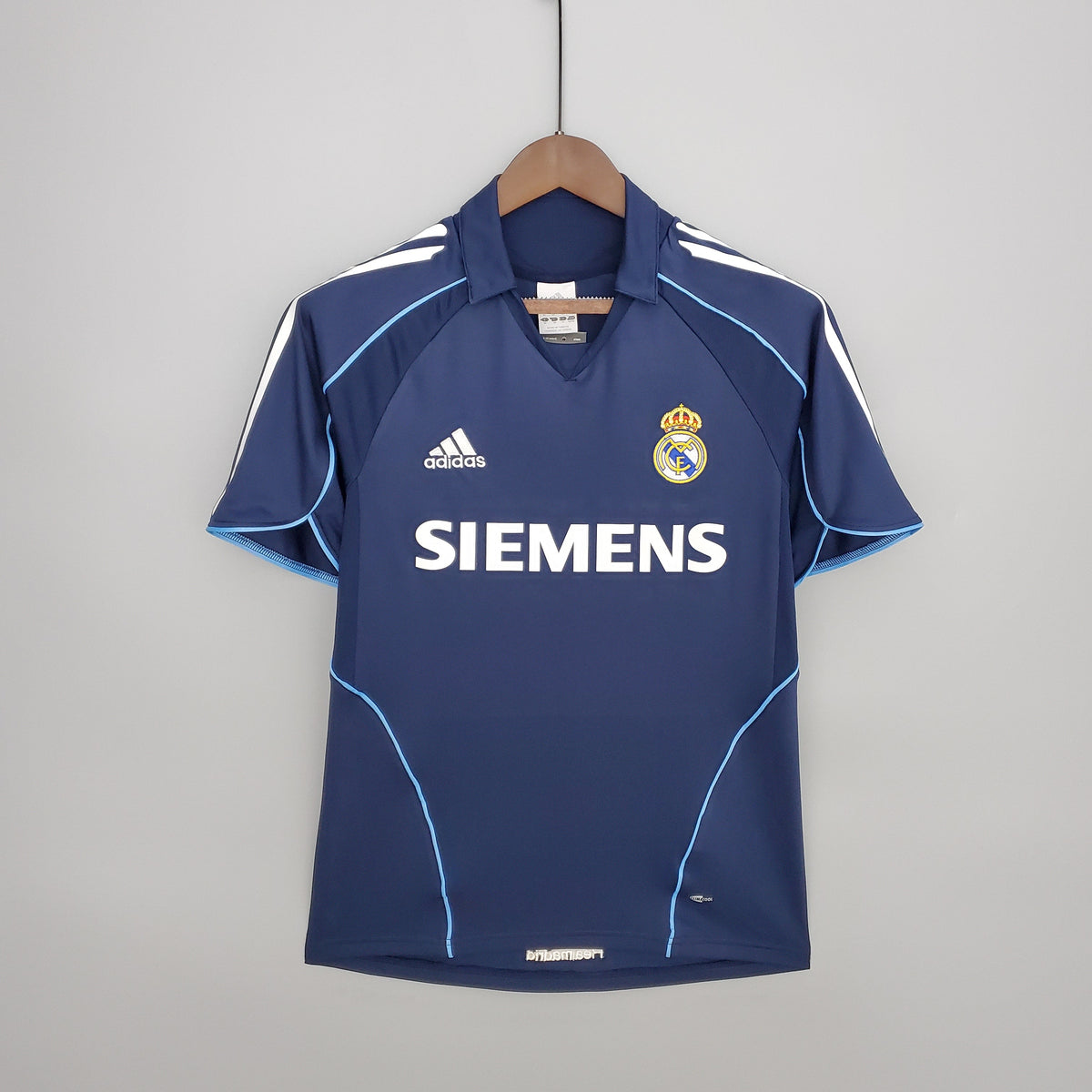 Camisa Real Madrid Away 2005/06 - Adidas Retrô Masculina - Azul