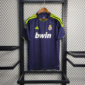 Camisa Real Madrid Away 2012/13 - Adidas Retrô Masculina - Azul/Verde