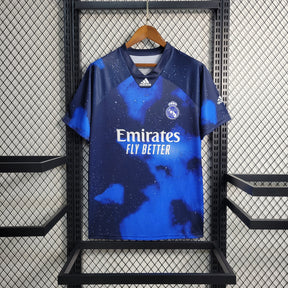 Camisa Real Madrid Away 2018/19 - Adidas Retrô Masculina - Azul