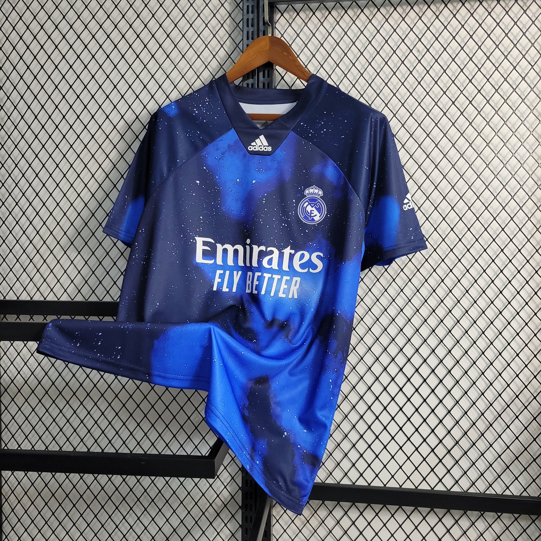 Camisa Real Madrid Away 2018/19 - Adidas Retrô Masculina - Azul