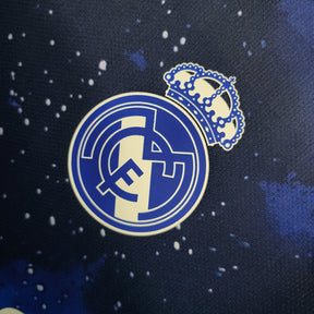 Camisa Real Madrid Away 2018/19 - Adidas Retrô Masculina - Azul