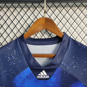 Camisa Real Madrid Away 2018/19 - Adidas Retrô Masculina - Azul