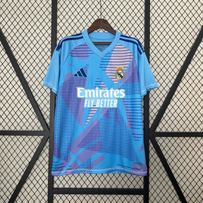 Camisa Real Madrid Goleiro 2024/25 - Adidas Torcedor Masculina - Azul