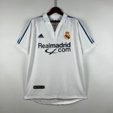 Camisa Real Madrid Home 2001/02 - Adidas Retrô Masculina - Branca