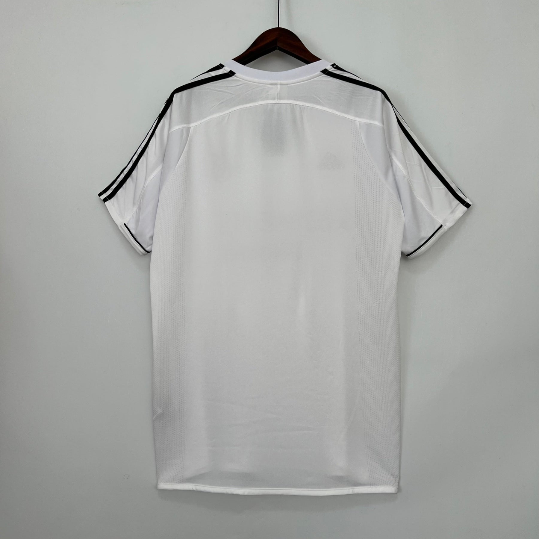 Camisa Real Madrid Home 2003/04 - Adidas Retrô Masculina - Branca/Preta