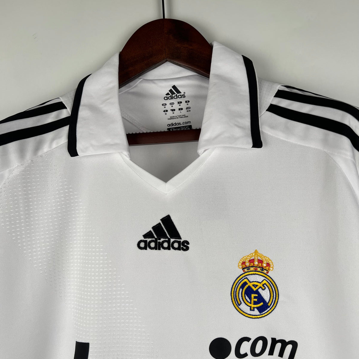 Camisa Real Madrid Home 2008/09 - Adidas Retrô Masculina - Branca