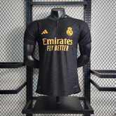 Camisa Real Madrid Third 2023/24 - Adidas Jogador Masculina - Preta/Amarela