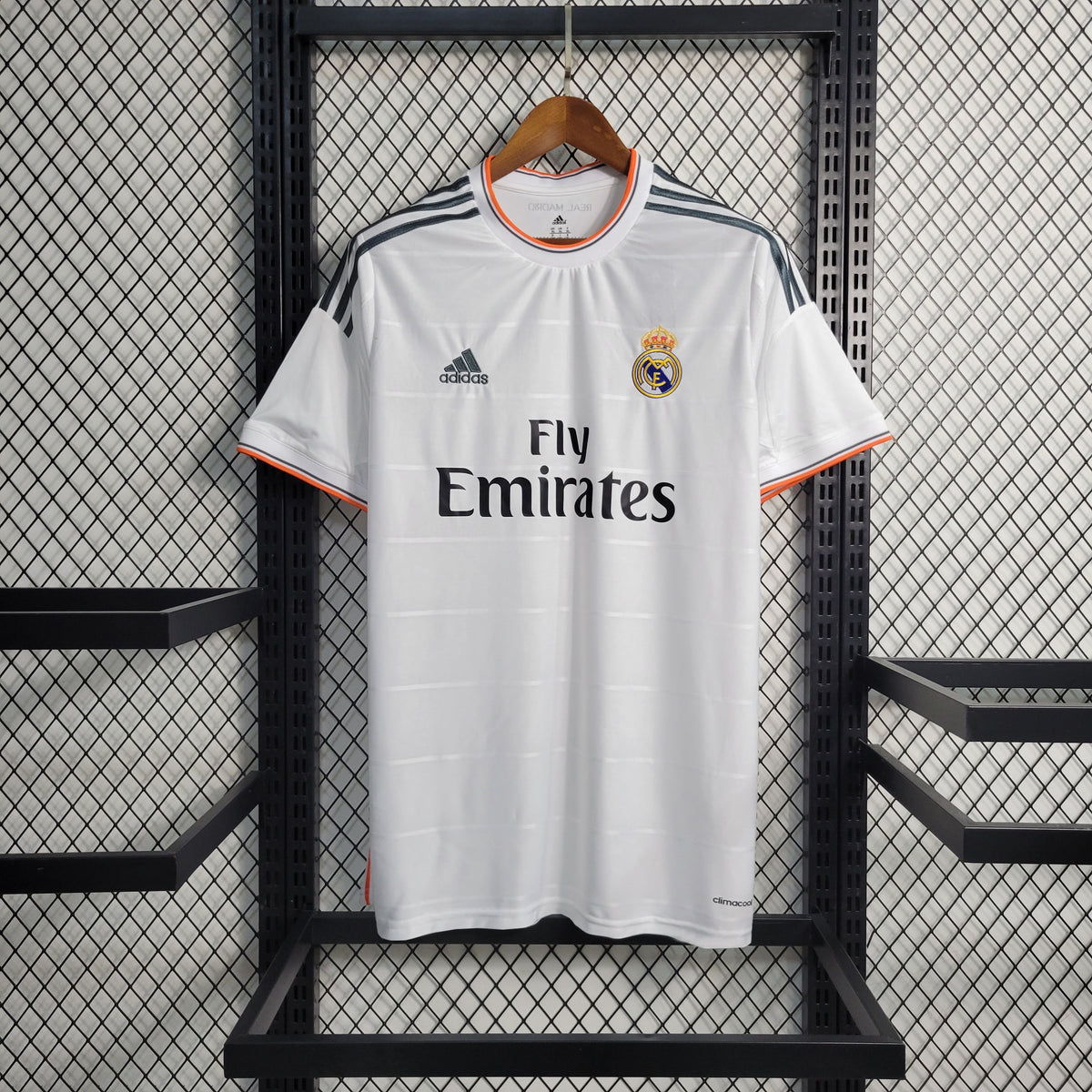 Camisa Real Madrid Home 2013/14 - Adidas Retrô Masculina - Branca