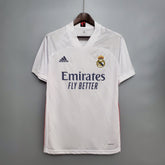 Camisa Real Madrid Home 2020/21 - Adidas Torcedor Masculina - Branca