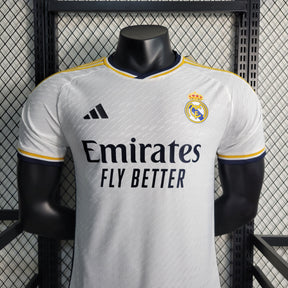 Camisa Real Madrid Home 2023/24 - Adidas Jogador Masculina - Branca