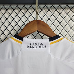 Camisa Real Madrid Home 2023/24 - Adidas Torcedor Feminina - Branca/Azul