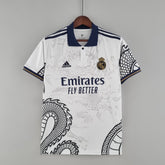 Camisa Real Madrid Edição Especial 2022/23 - Adidas Torcedor Masculina - Branca/Azul