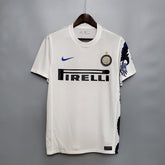 Camisa Inter de Milão Away 2010 - Nike Retrô Masculina - Branca/Preta