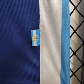 Camisa Seleção Argentina Away 1998 - Adidas Retrô Masculina - Azul/Branca