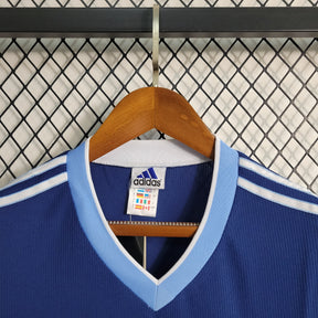 Camisa Seleção Argentina Away 1998 - Adidas Retrô Masculina - Azul/Branca