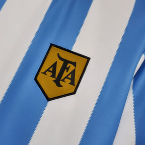 Camisa Argentina Home 1978 - Adidas Retrô Masculina - Azul/Branca