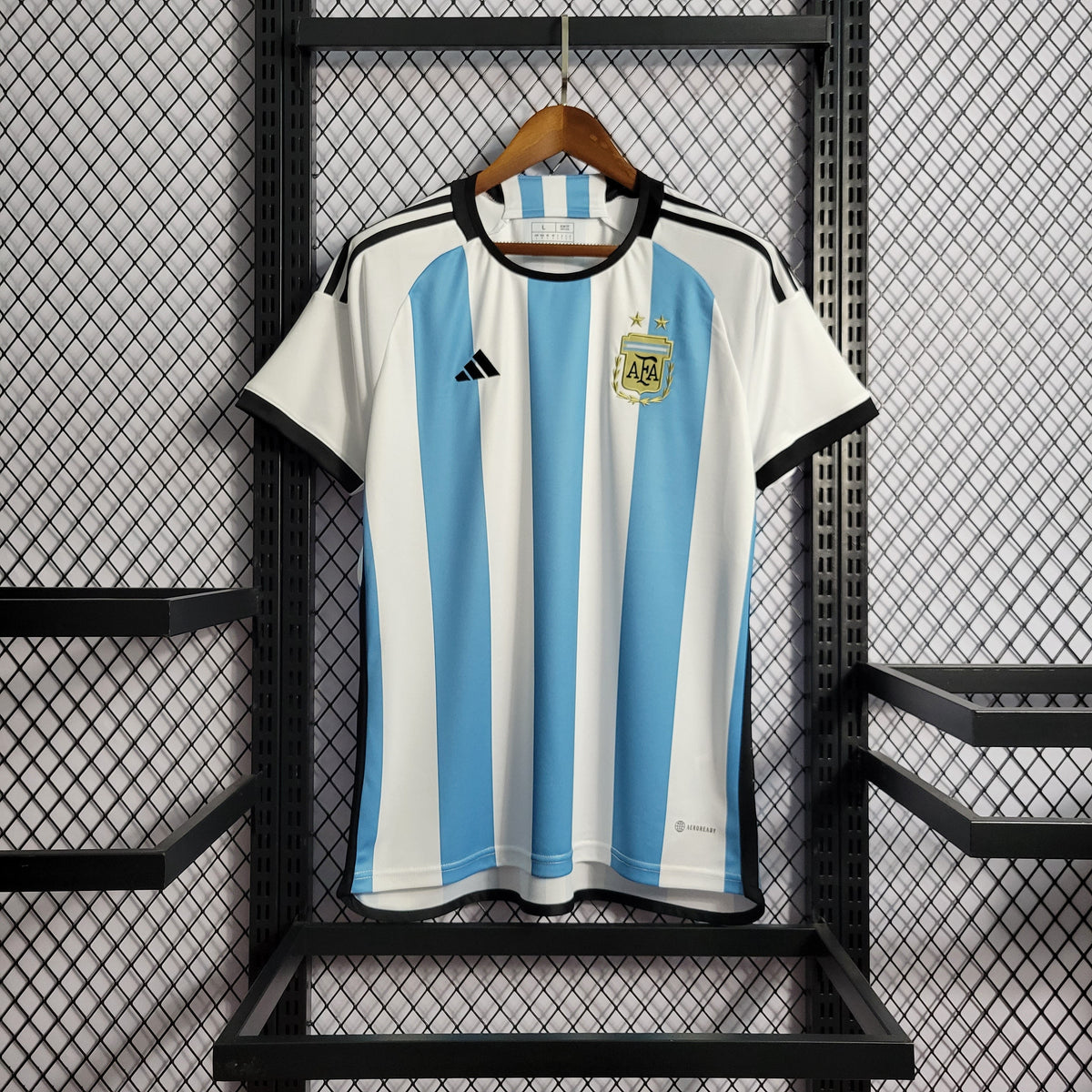 Camisa Seleção Argentina Home 2023/24 - Adidas Torcedor Masculina - Branca/Azul