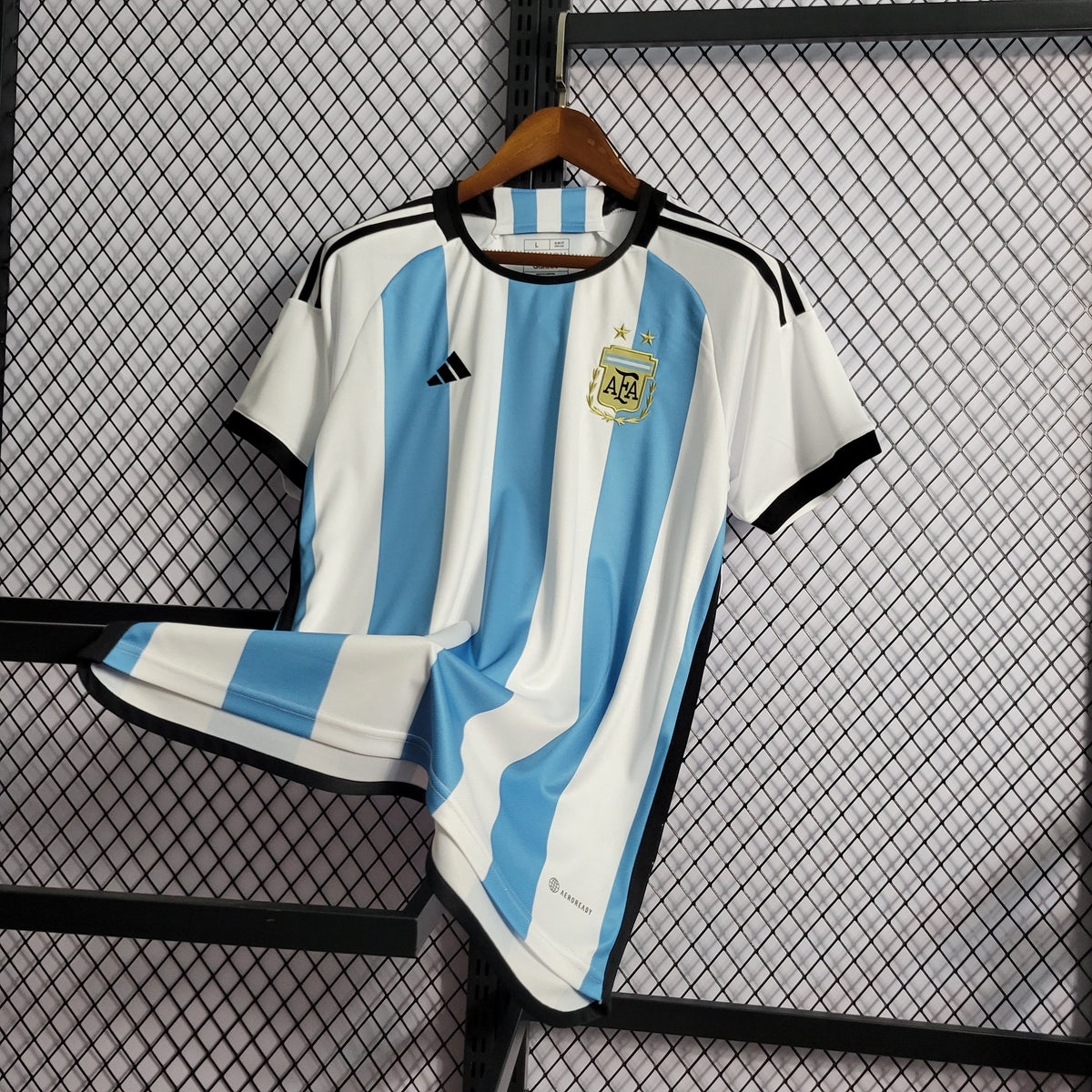 Camisa Seleção Argentina Home 2023/24 - Adidas Torcedor Masculina - Branca/Azul