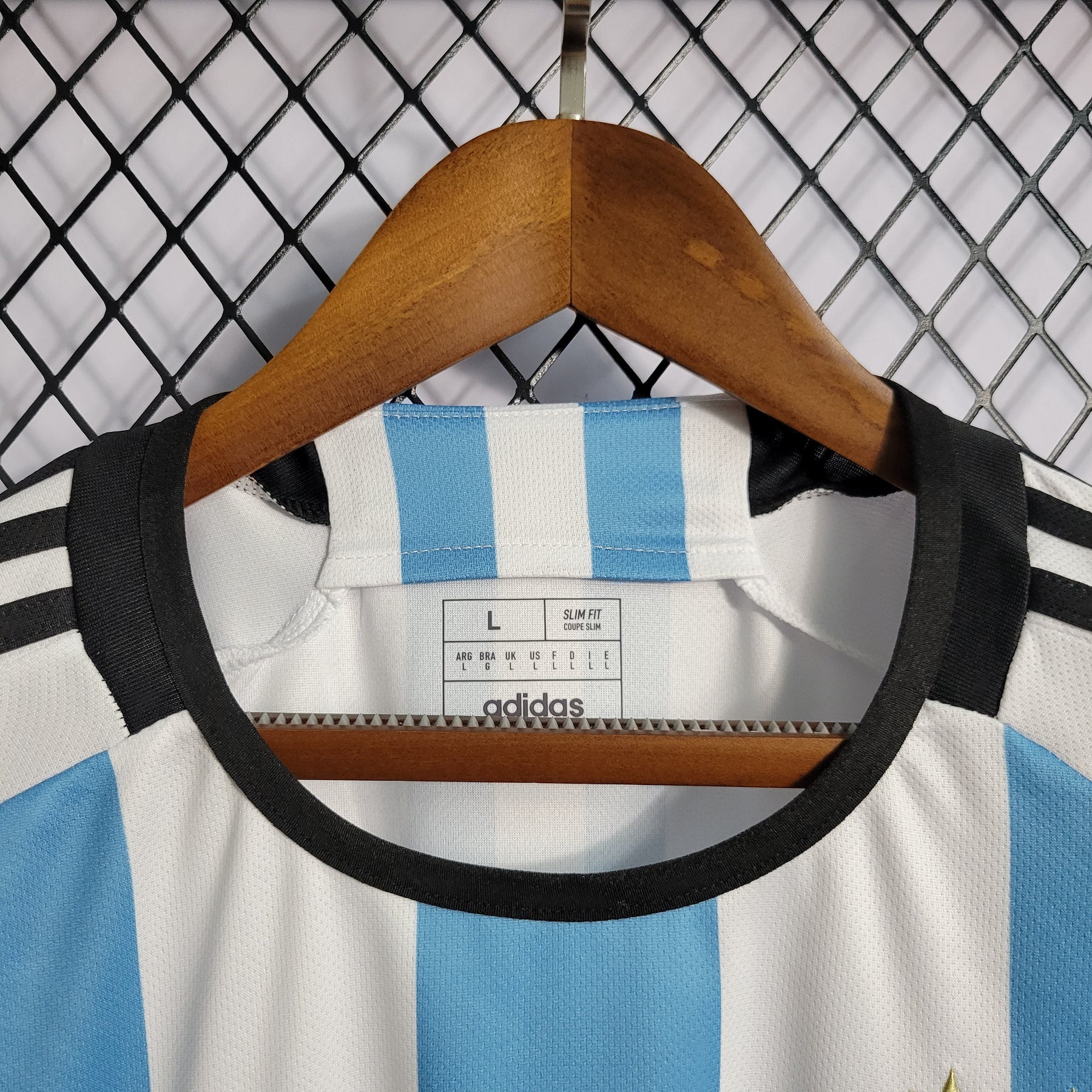 Camisa Seleção Argentina Home 2023/24 - Adidas Torcedor Masculina - Branca/Azul