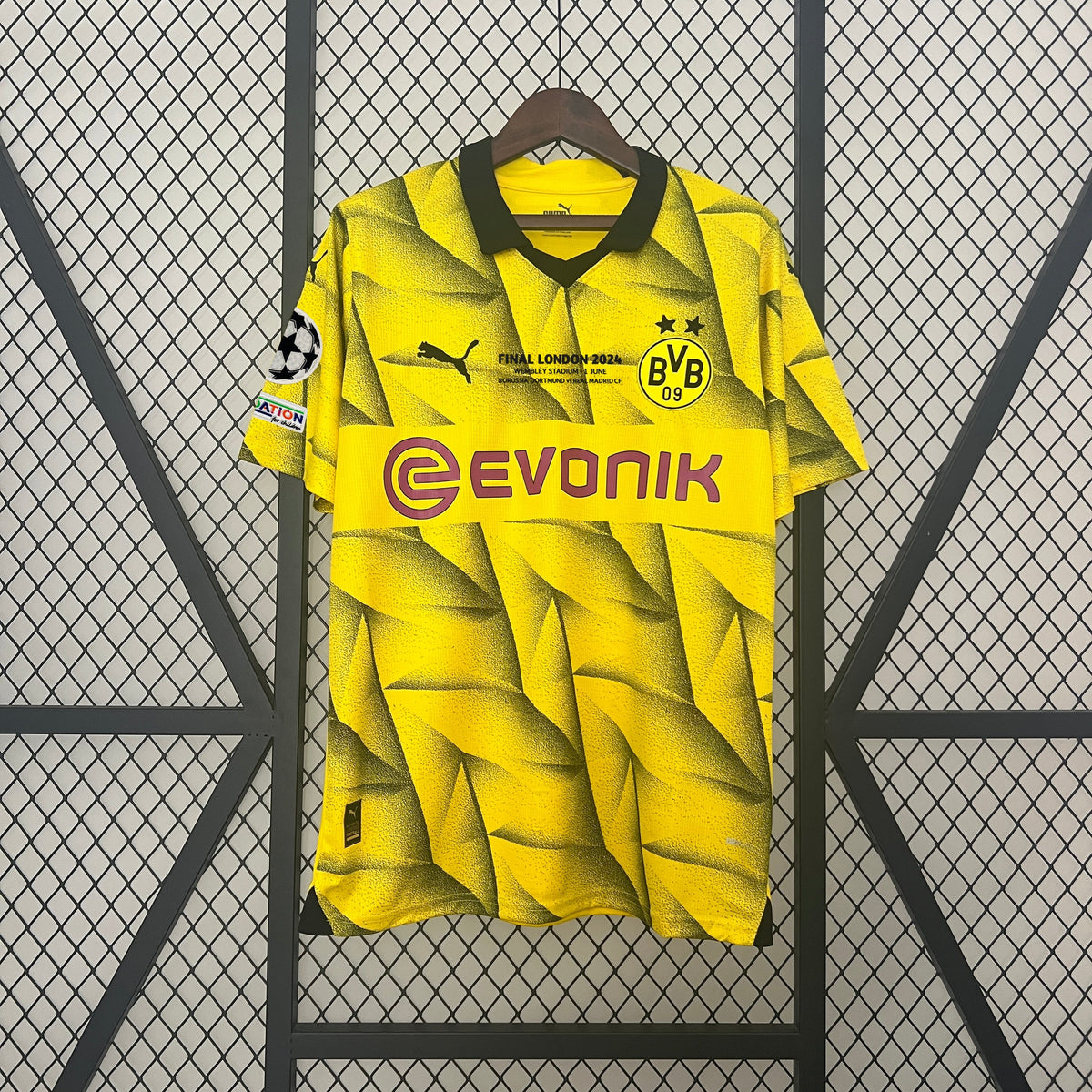 Camisa Borussia Dortmund Home 2023/24 - Torcedor Adidas Masculina - Amarela/Preta