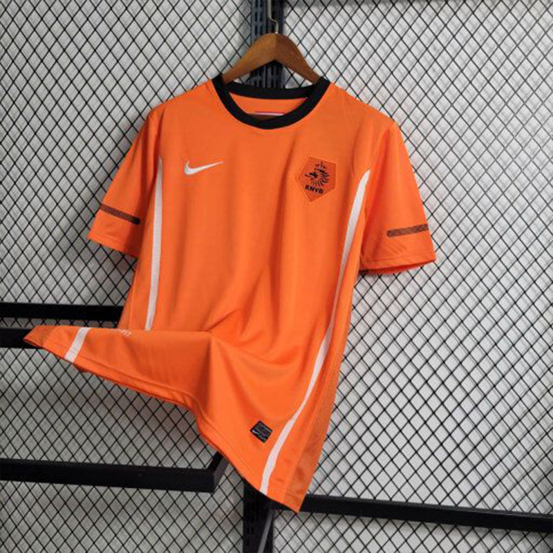 Camisa Seleção Holanda Home 2012/13 - Nike Retrô Masculina - Laranja/Branca