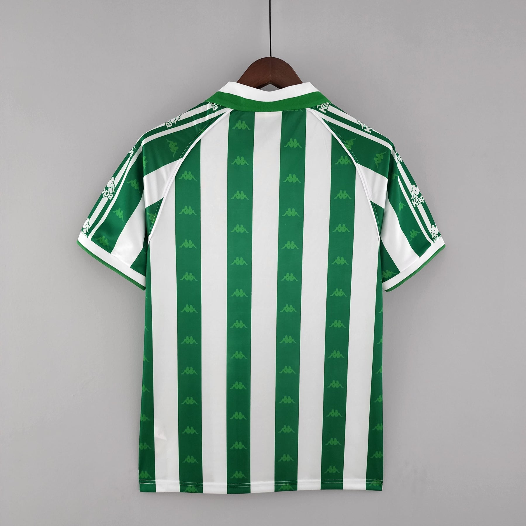 Camisa Real Betis Home 1996/97 - Kappa Retrô Masculina - Branca/Verde