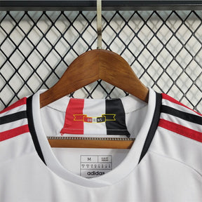 Camisa São Paulo Home 2023/24 - Adidas Torcedor Feminina - Branca/Vermelha