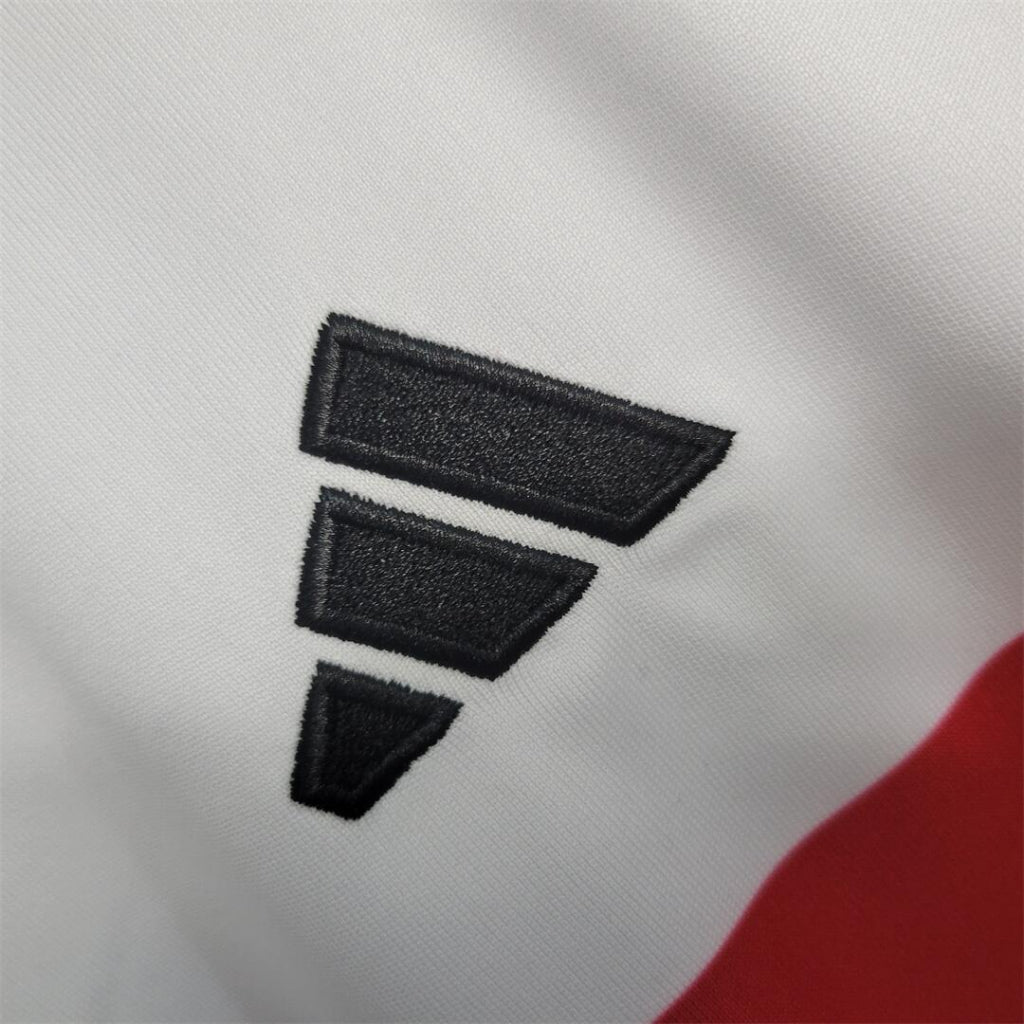 Camisa São Paulo Home 2023/24 - Adidas Torcedor Feminina - Branca/Vermelha