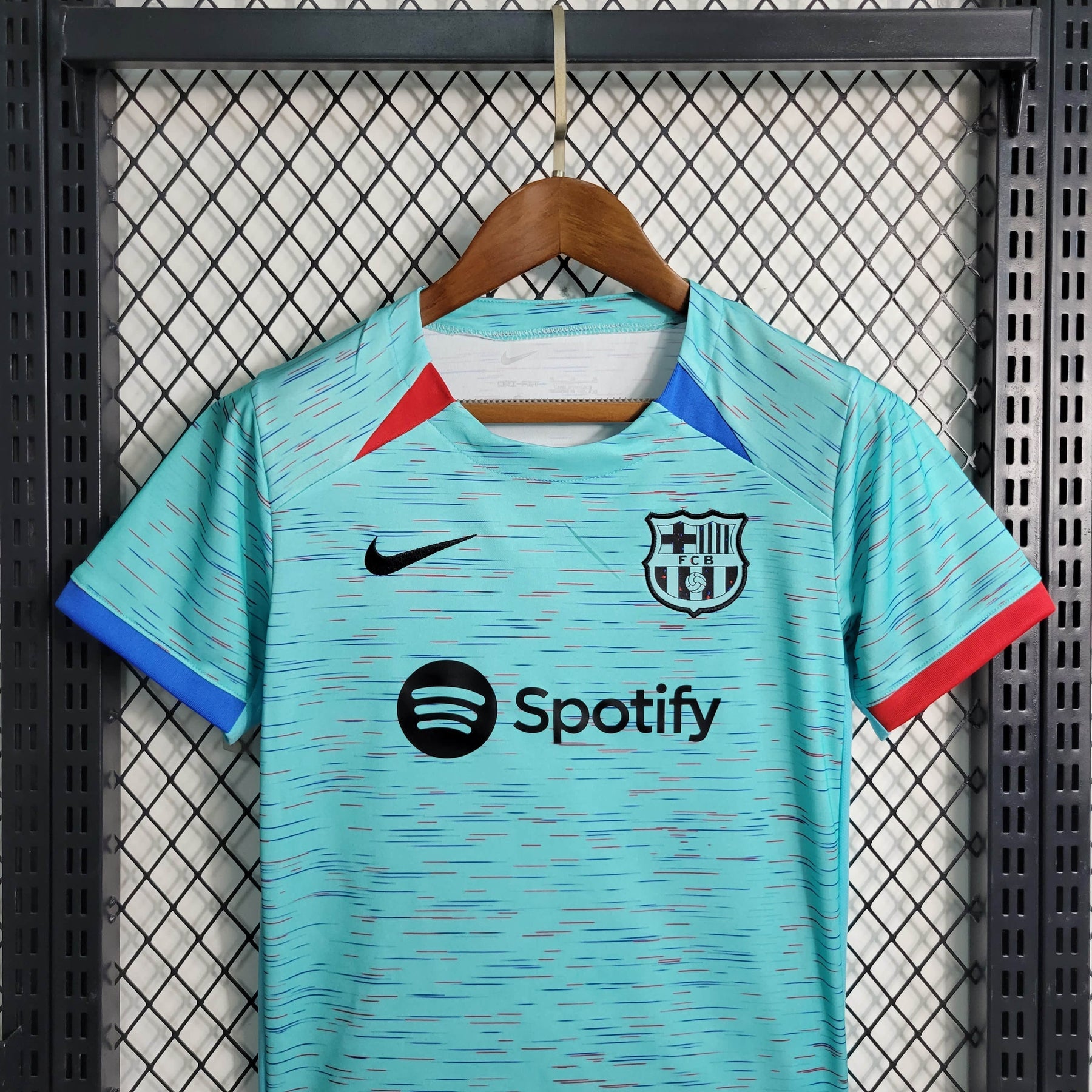 Kit Infantil Barcelona Third 2023/24 - Nike Torcedor - Verde