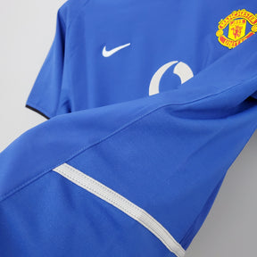 Camisa Manchester United Away 2002/04 - Nike Retrô Masculina - Azul