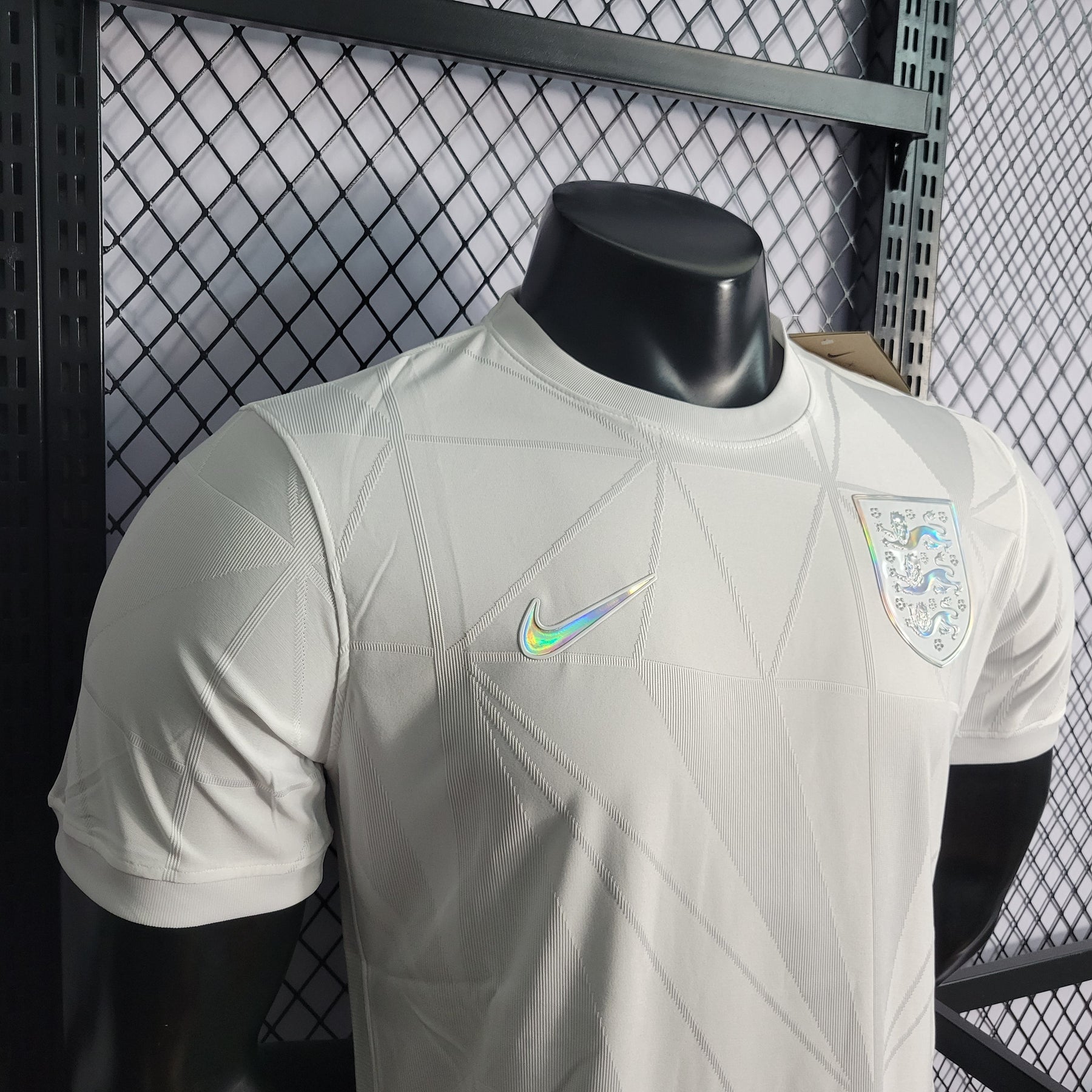 Camisa Seleção Inglaterra Third 2022/23 - Nike Jogador Masculina - Branca\Prata