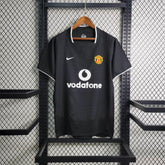 Camisa Manchester United Away 2003/04 - Nike Retrô Masculina - Preta