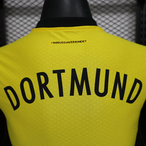 Camisa Borussia Dortmund Home 2024/25 - Puma Jogador Masculina - Amarela/Preta