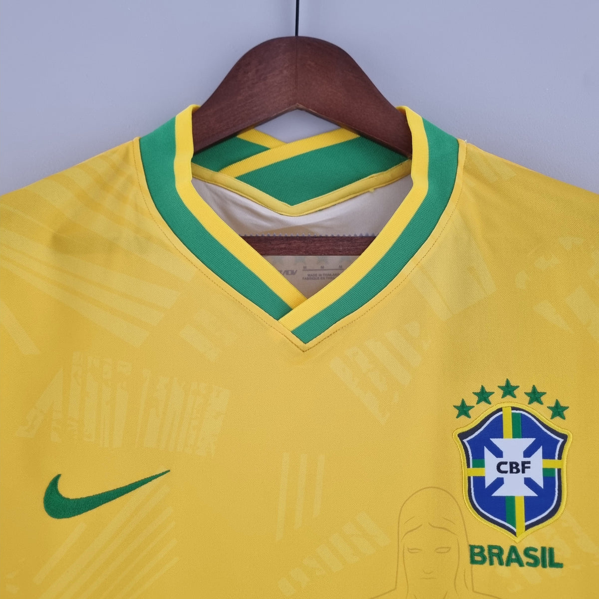 Camisa Seleção Brasil Edição Especial 2022 - Nike Torcedor Masculina - Amarela/Verde