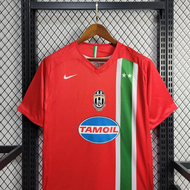 Camisa Juventus Away 2005/06 - Nike Retrô Masculina - Vermelha/Verde