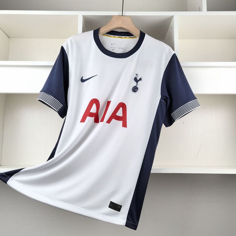 Camisa Tottenham Home 2024/25 - Nike Torcedor Masculina - Branca/Azul