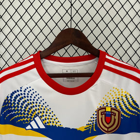 Camisa Seleção Venezuela Away 2024/25 - Adidas Torcedor Masculina - Branca/Colorida