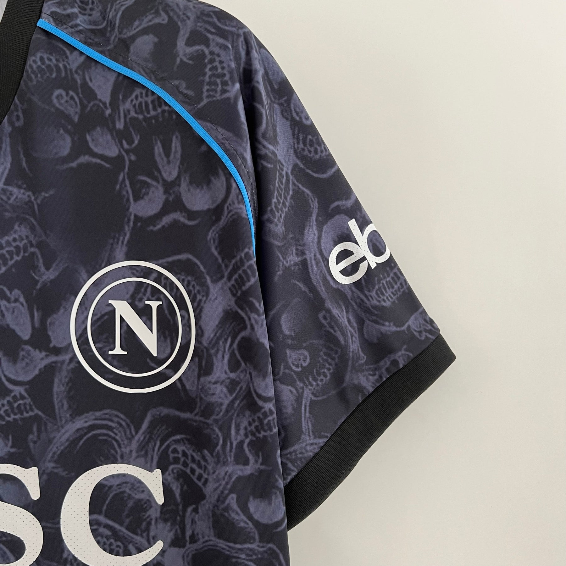 Camisa Napoli 2023/24 - EA7 Torcedor Masculina - Edição Especial - Preta