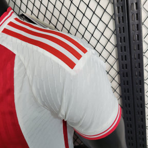 Camisa Ajax Home 2023/24 - Adidas Jogador Masculina - Vermelha/Branca