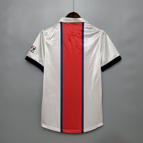 Camisa PSG Away 1998/99 - Nike Retrô Masculina - Branca/Vermelha