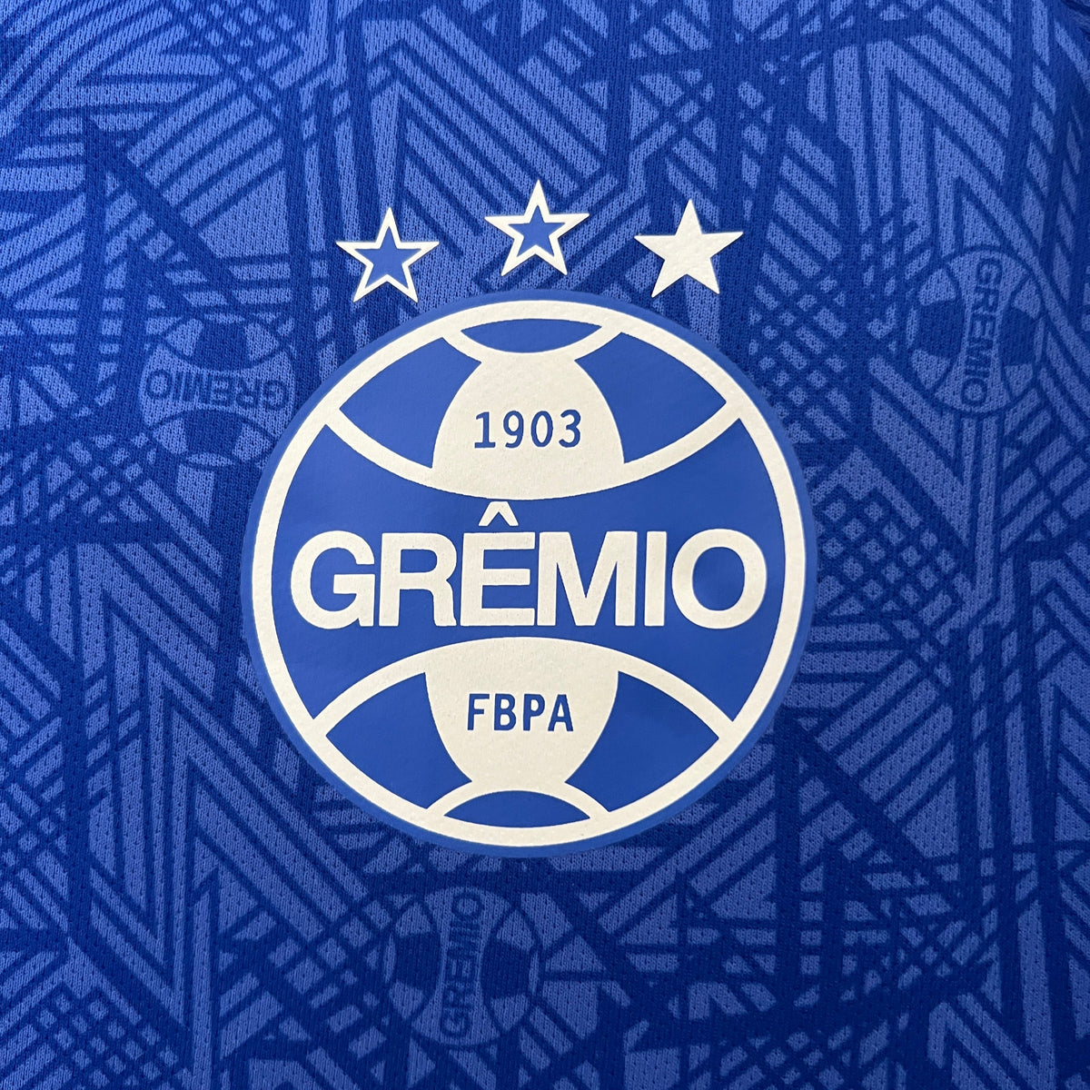 Camisa Grêmio Goleiro 2024/25 - Umbro Torcedor Masculina - Azul