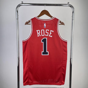 Regata NBA Chicago Bulls Icon Edition Derrick Rose Vermelha